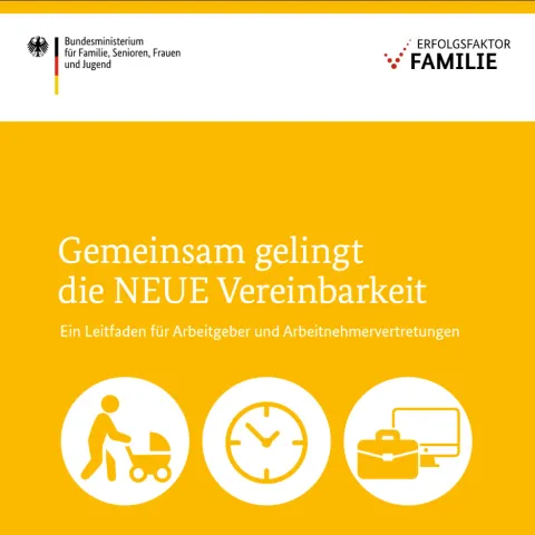 Leitfaden "Gemeinsam gelingt die NEUE Vereinbarkeit"